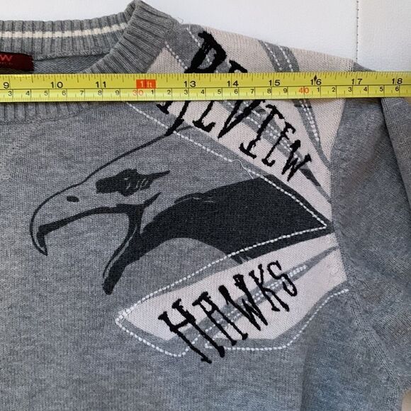 REVIEW HAWKS Never Estsblishment Gray Jacket Size L - Picture 5 of 9